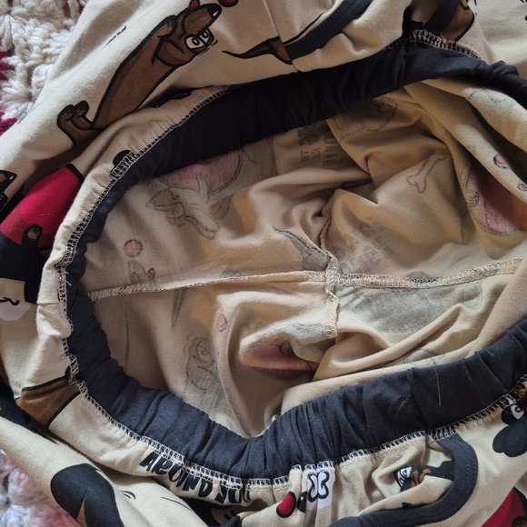 Lazy One Womens PJ Pants Large Wiener Dog Dachshund Sleeper Loungewear Comfy - Picture 13 of 13